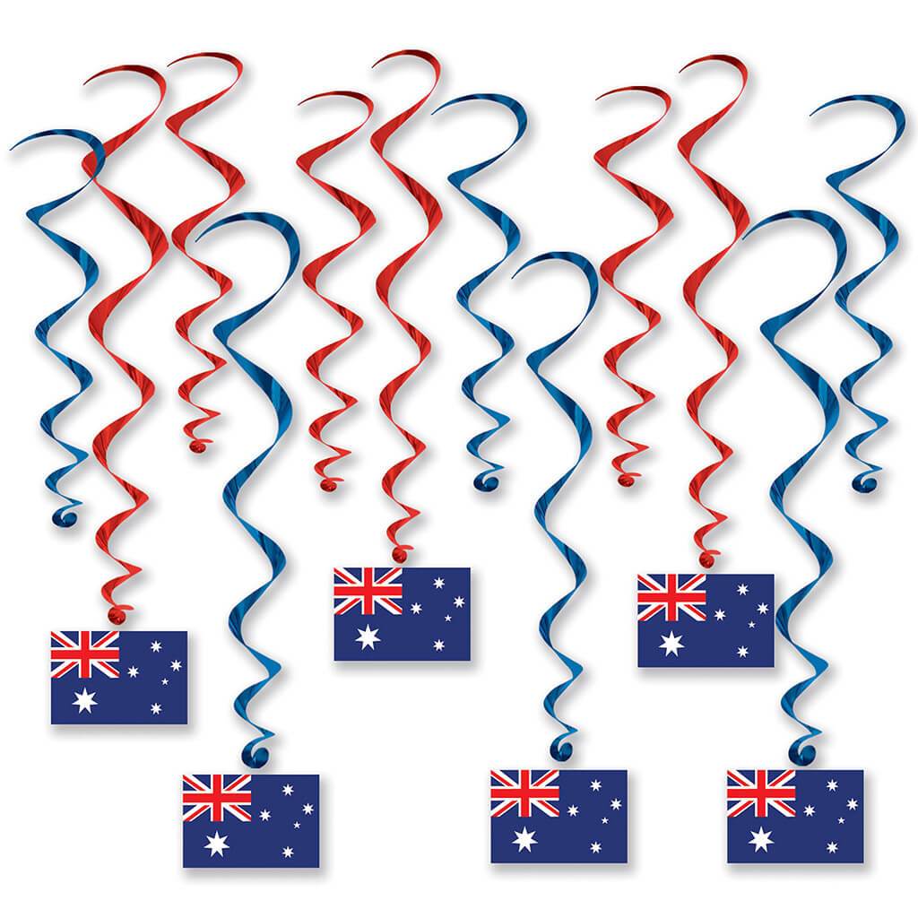 Australian Flag Whirls