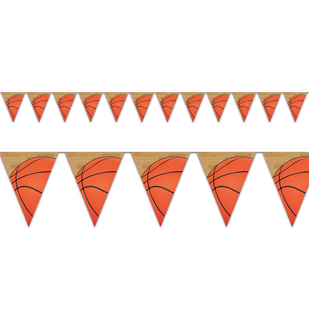 Basketball Pennant Banner