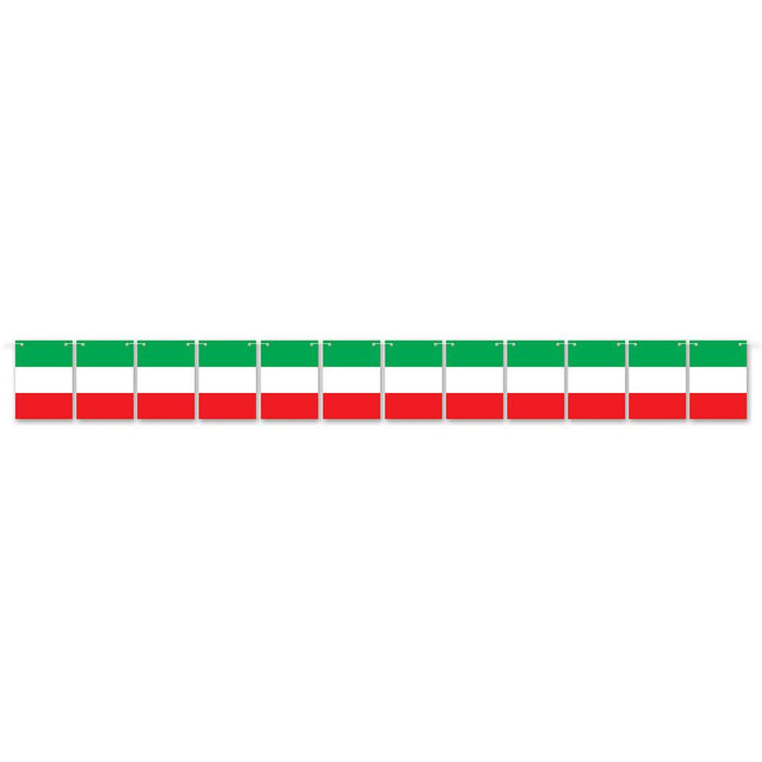 Italian Flag Streamer