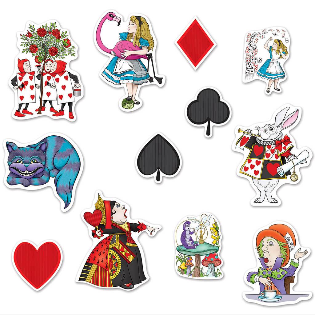 Alice In Wonderland Cutouts