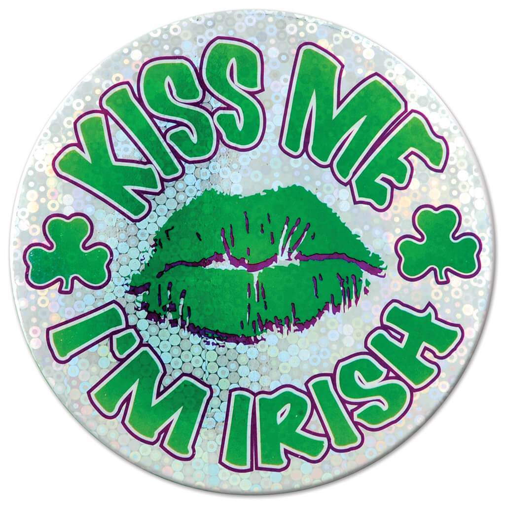 Kiss Me I'm Irish Button