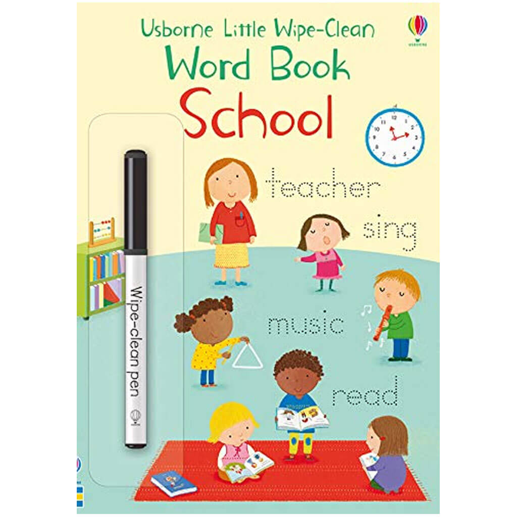 Little Wipe-Clean Word Book: School