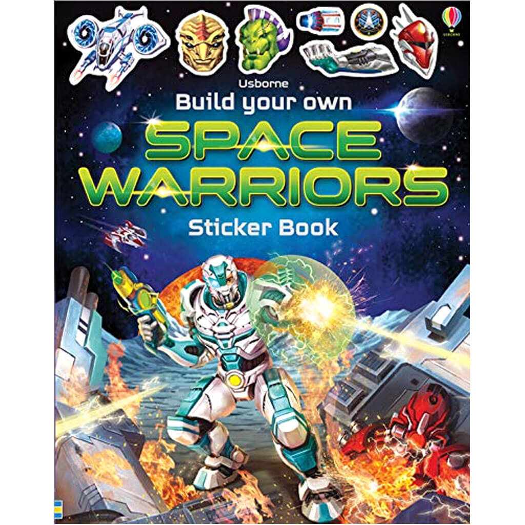 Build Your Own Space Warriors Sticker Book
