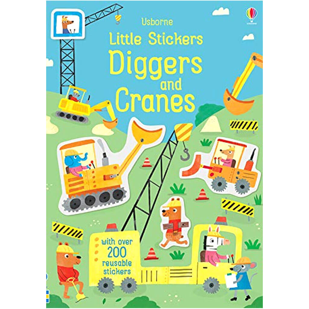 Little First Stickers Diggers And Cranes