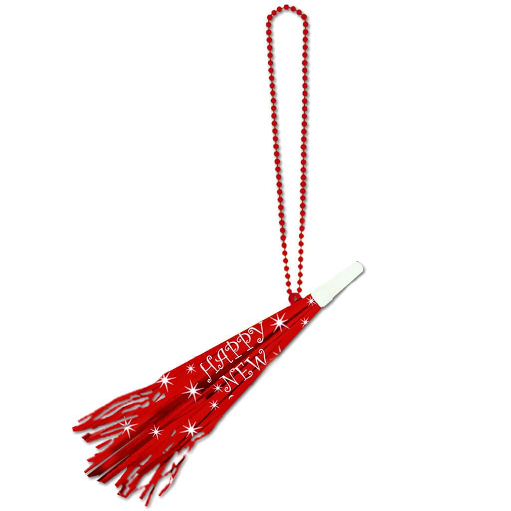 Beads W/Happy New Year Horns