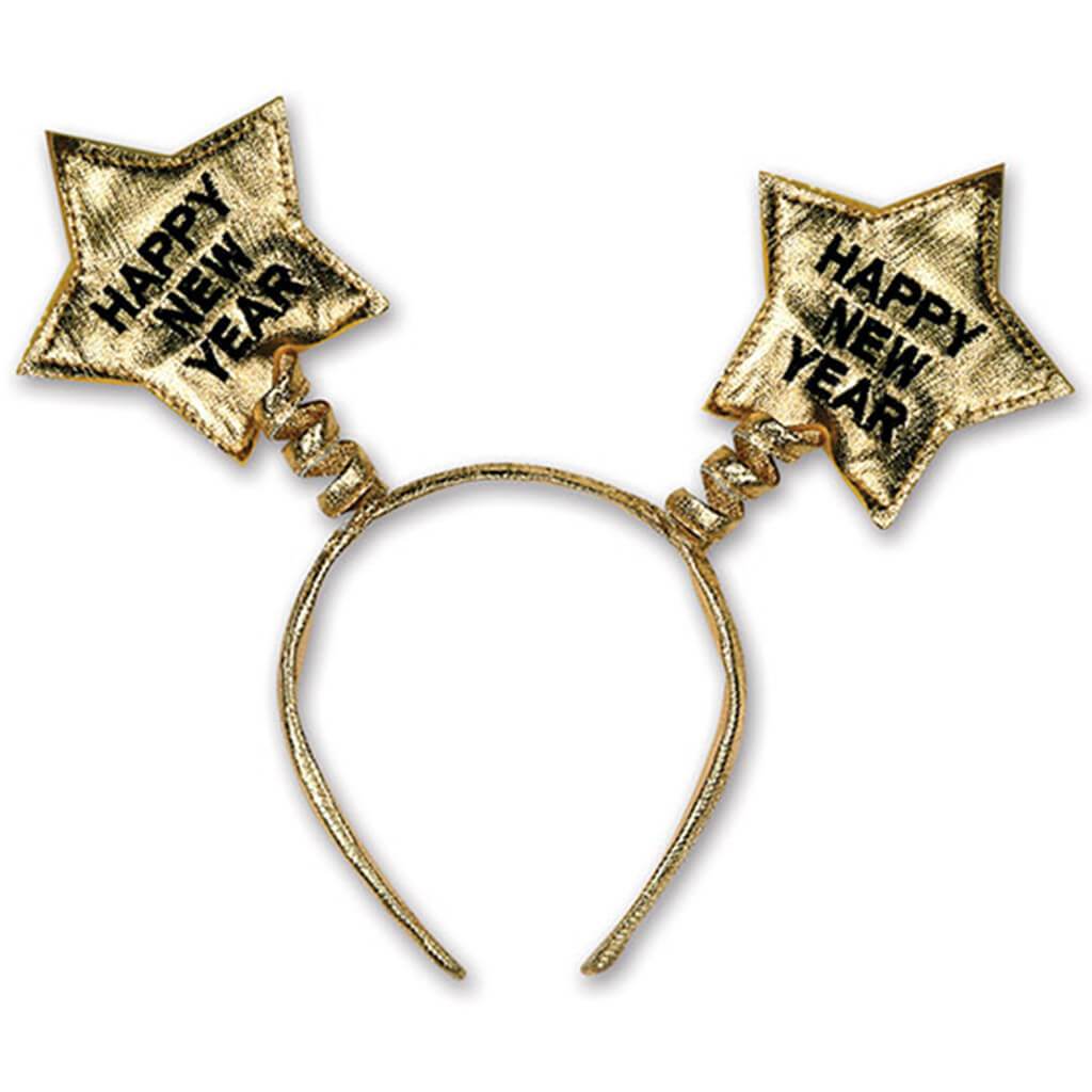 Happy New Year Star Boppers Headband