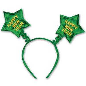 Happy New Year Star Boppers Headband