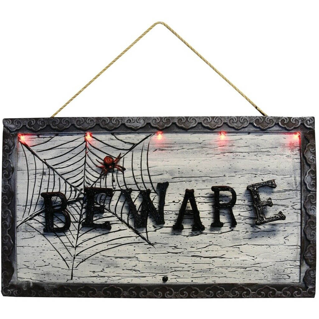 Animated Beware Sign