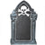 Cement Tombstone Chalkboard Spider Web, 5.9in