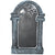 Cement Tombstone Chalkboard Spider Web, 5.9in