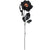 Black Rose with Cat Eye, Orange, 17in