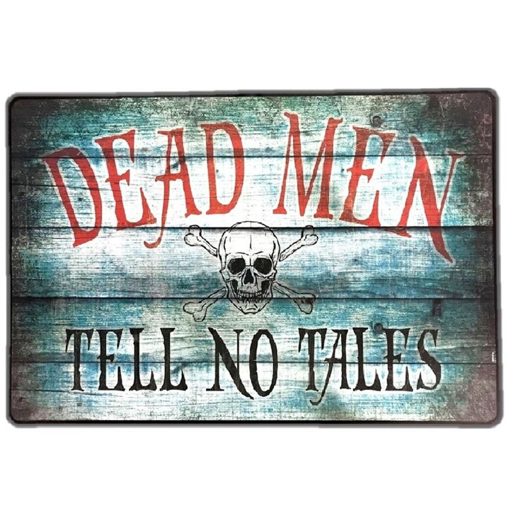 Metal Sign Pirates Red, 17in