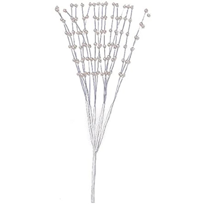 Pearl Beads Spray 22in, Black