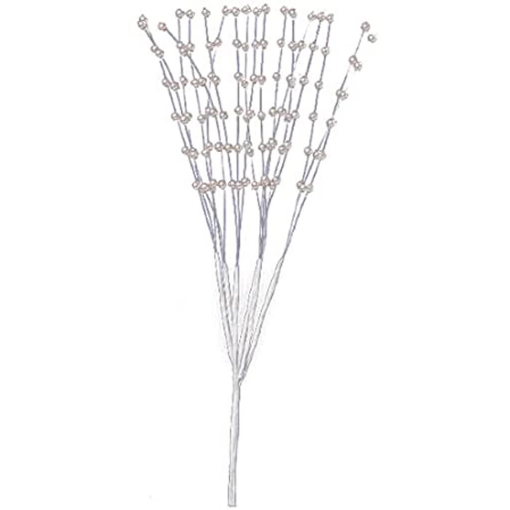 Pearl Beads Spray 22in Black