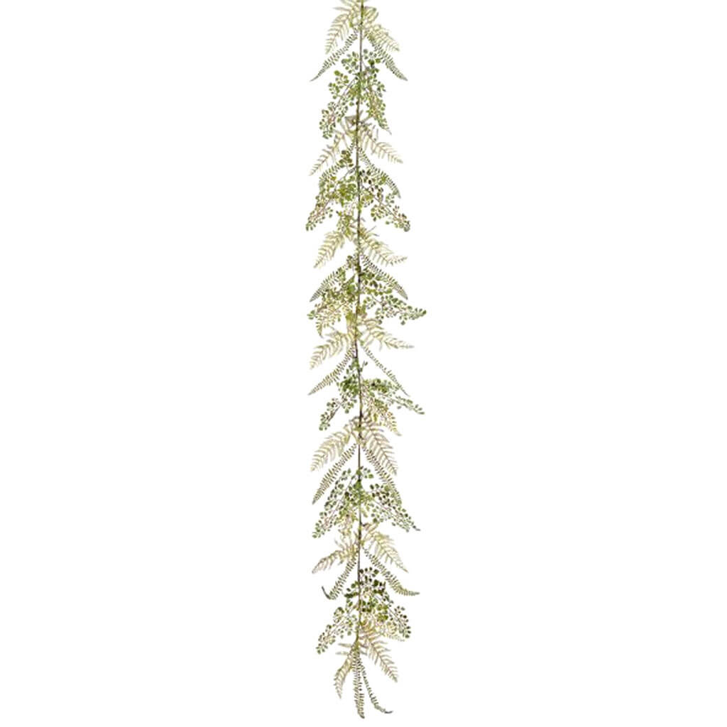 Mixed Fern Garland Green 72in