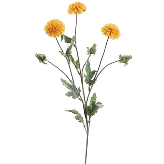 Pom-Pom Spray 28in, Yellow