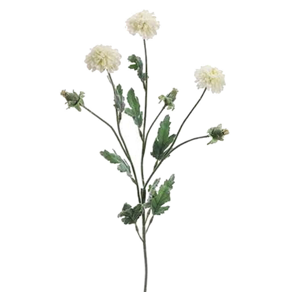 Pom-Pom Spray 28in White