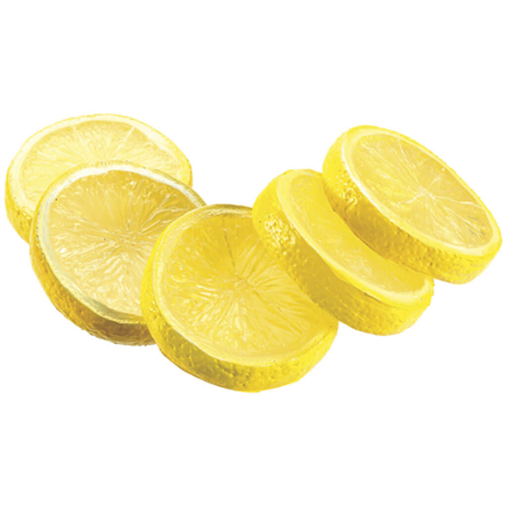 Yellow Lemon Slices Set of 5, 2in