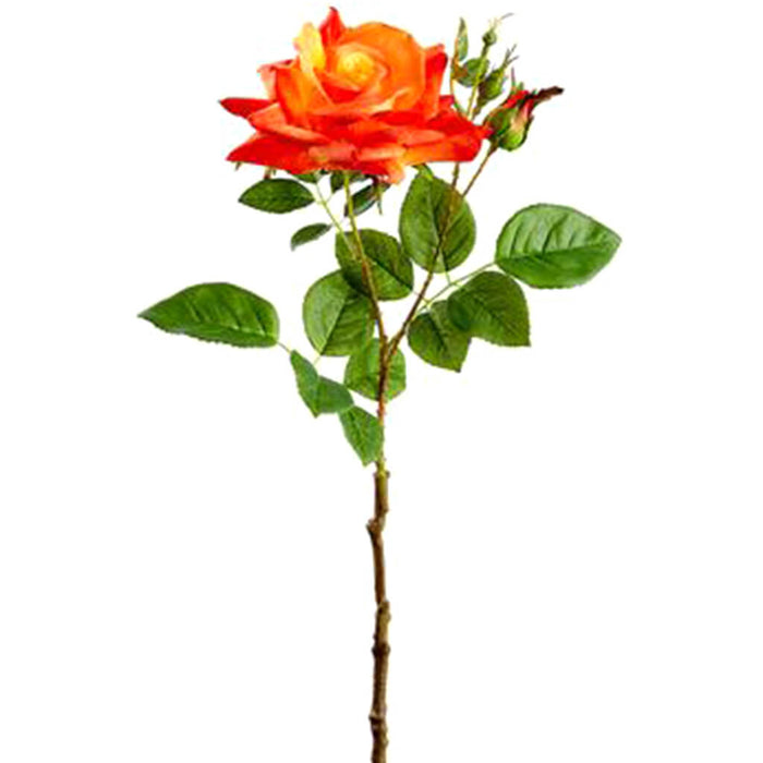 Rose Spray 21in, Flame
