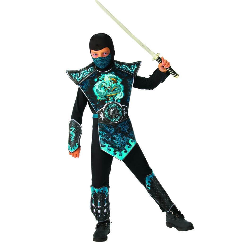 Blue Dragon Ninja Costume