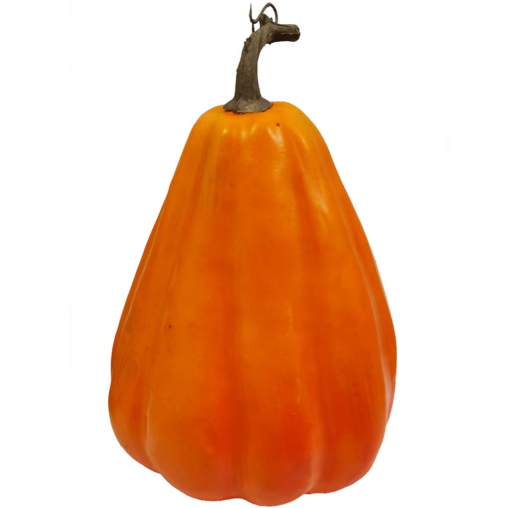 Tall Acron Gourd Orange, 10in