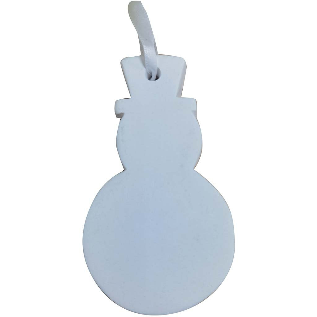 Plaster Ornaments Snowman