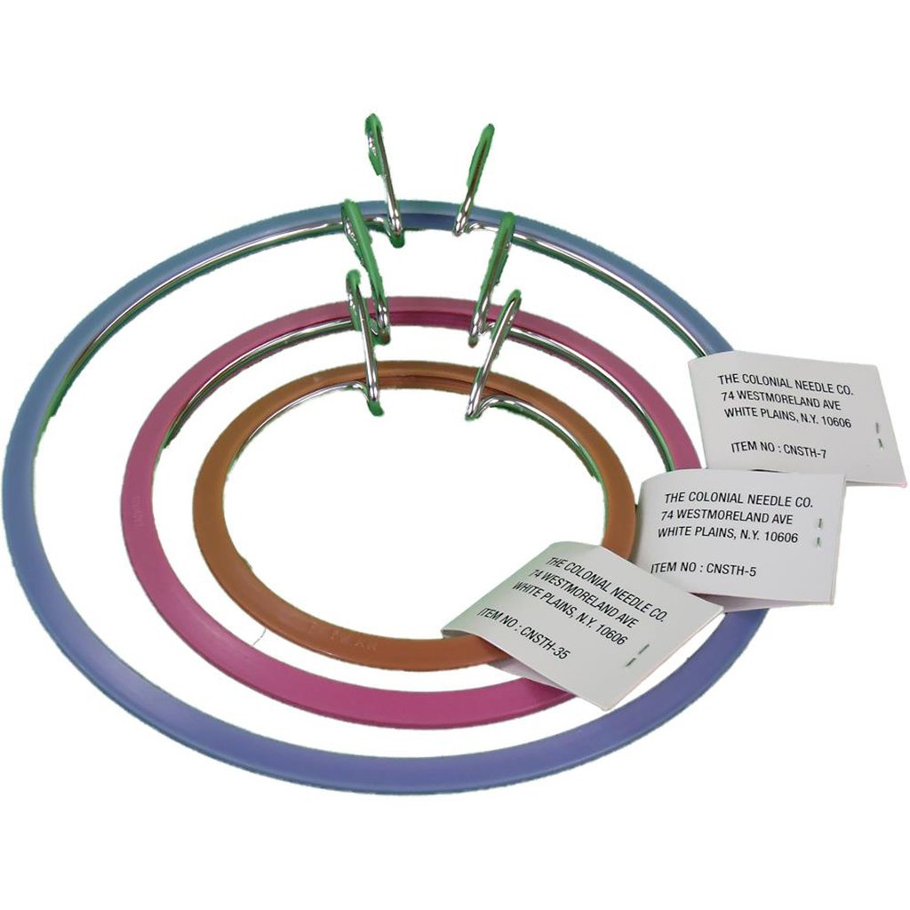 Spring Tension Hoop Set 3/pkg 3.5in, 5in &amp; 7in