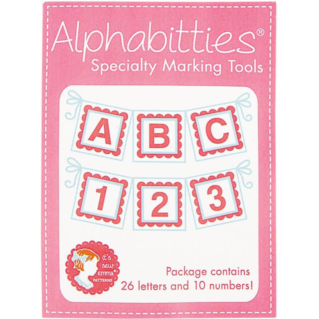 It&#39;s Sew Emma Alphabitties Pink Pack