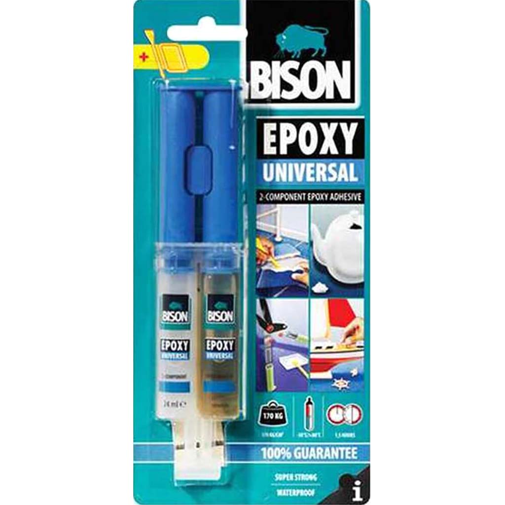 Glue Bison Epoxy Repair Universal