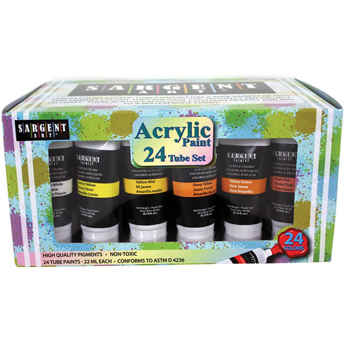 Sargent Art Acrylic Tube Paint Set 24ct 22ml