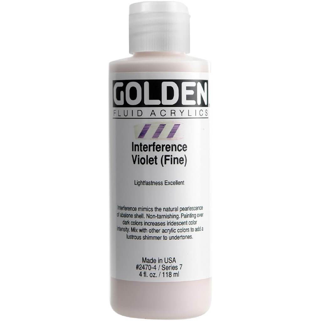 Golden Fluid Acrylic Interference Paint 4oz