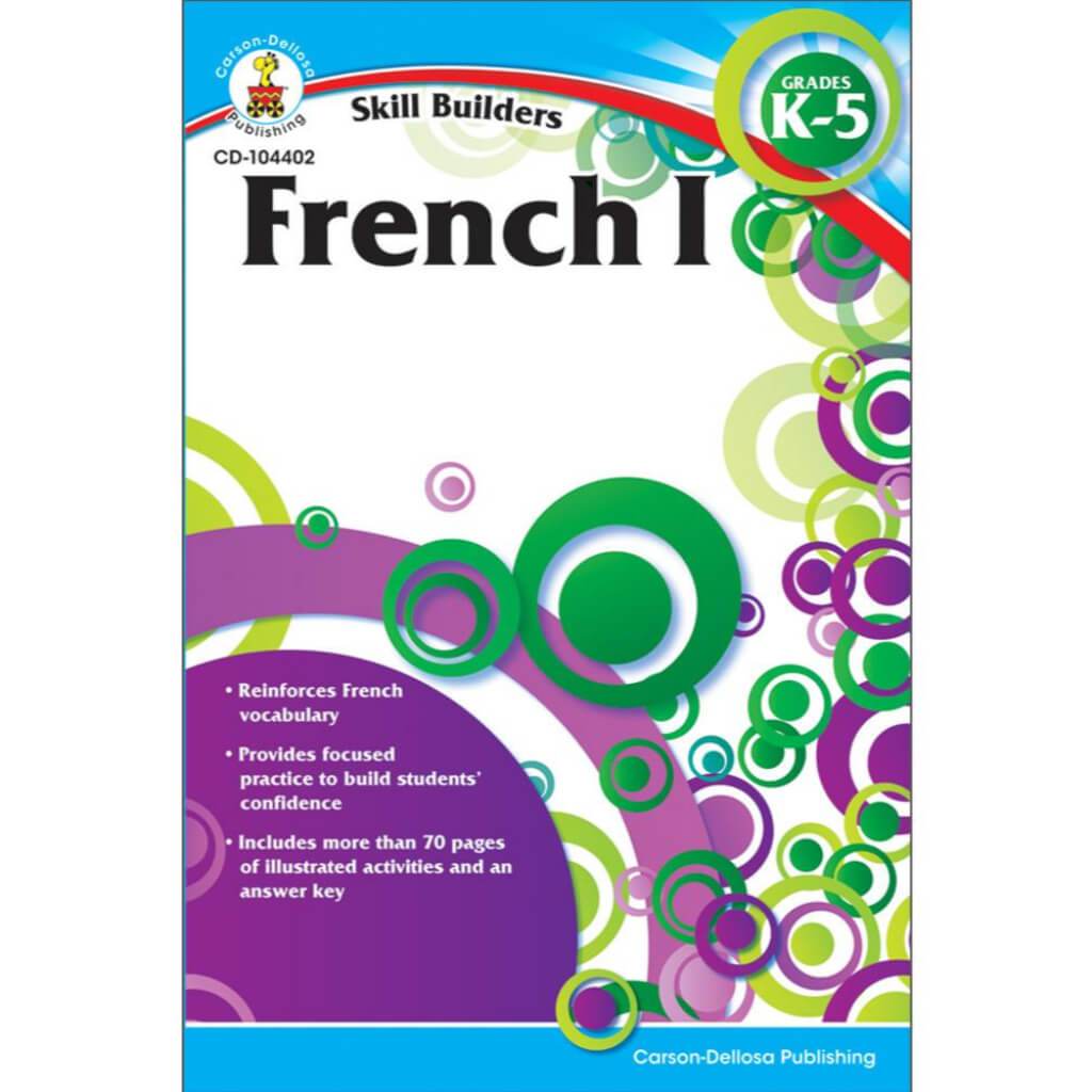 Skill Builder French 1 Workbook Grade K-5 