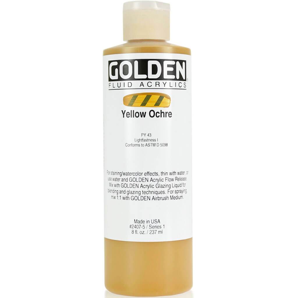 Golden Fluid Acrylic Paint 8oz