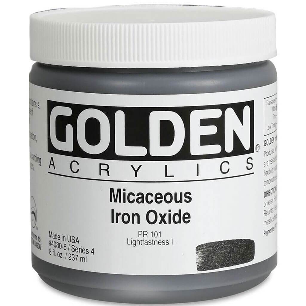 Golden Heavy Body Artist Acrylic Iridescent Paint 8oz