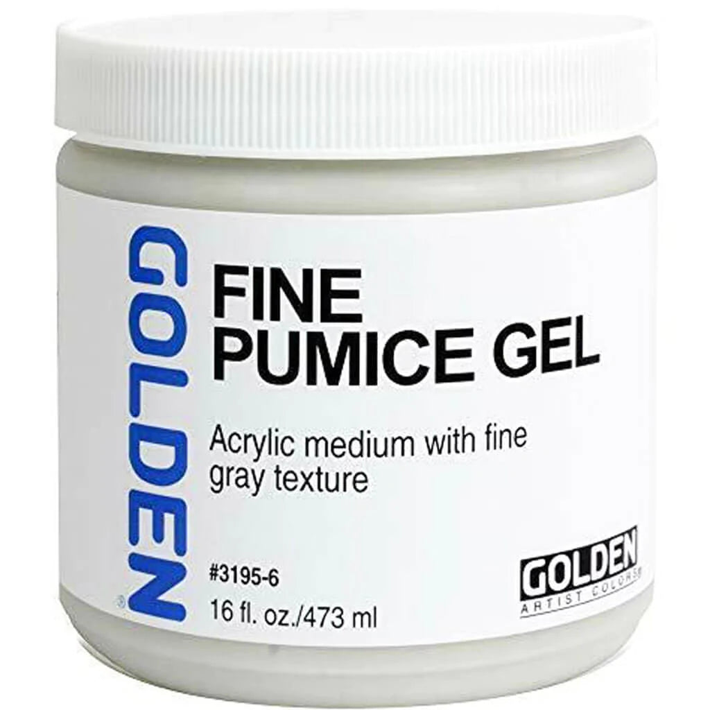 Golden Gel Mediums Fine Pumice Gel 16oz