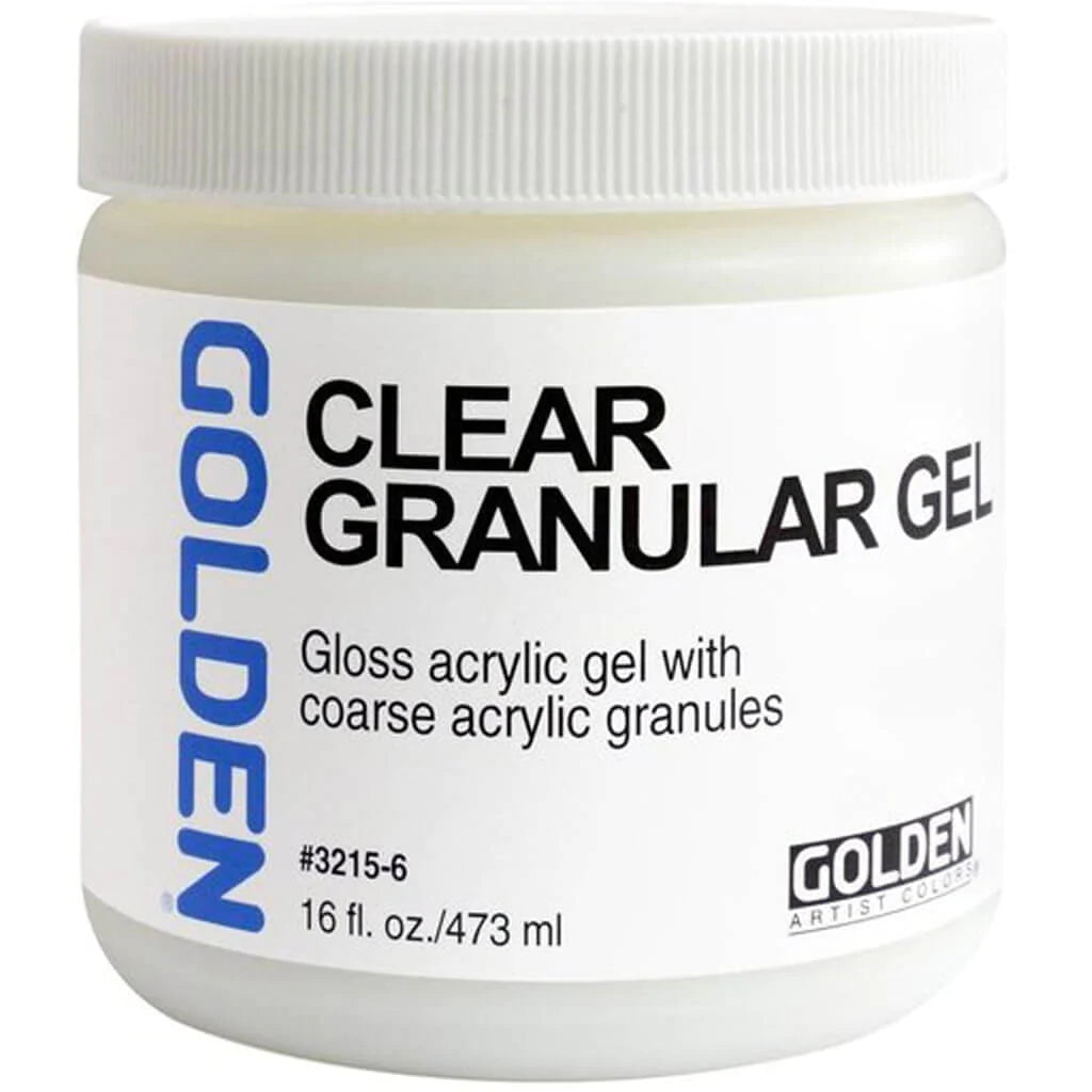 Golden Gel Mediums Clear Granular Gel 16oz