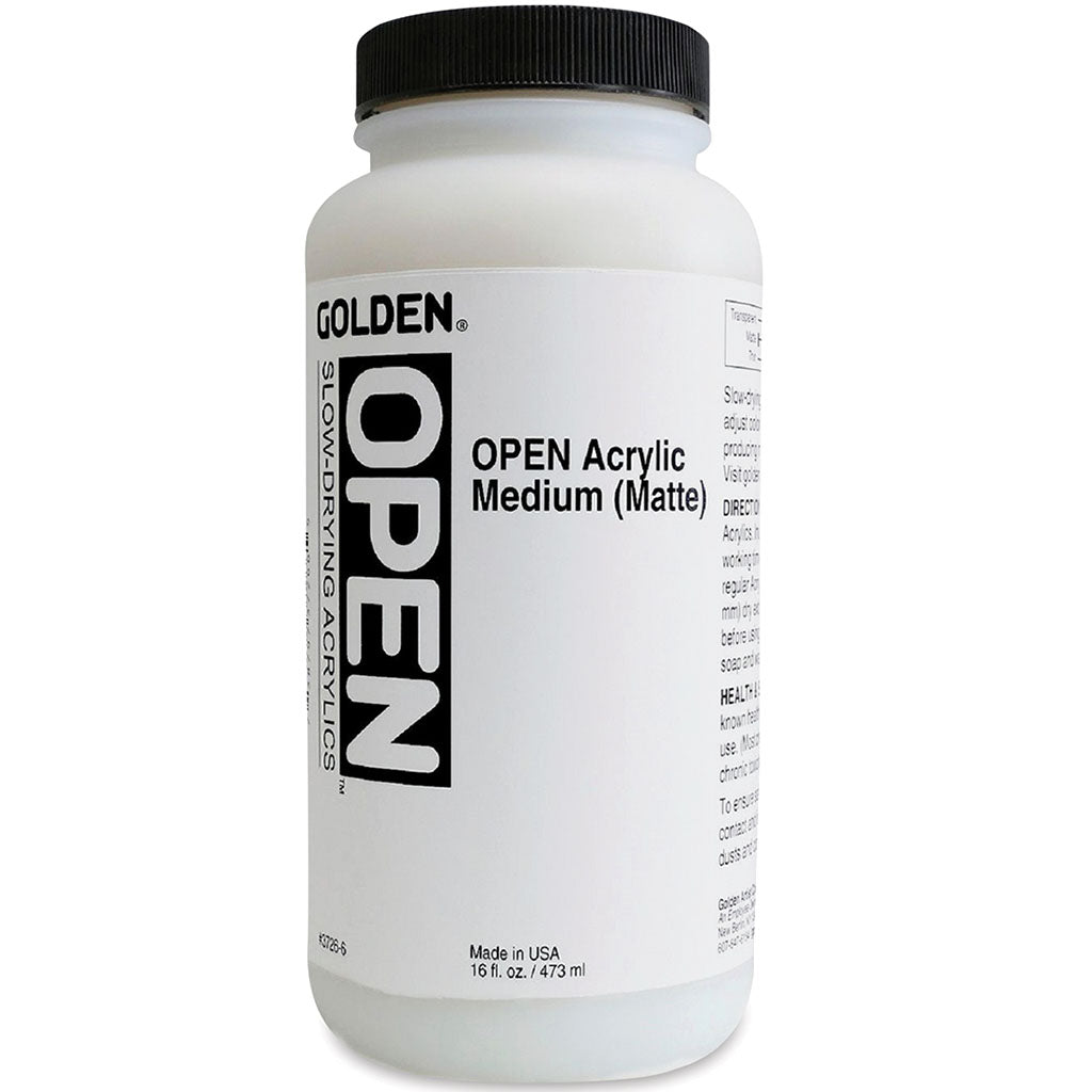 Golden Open Acrylic Medium Matte 16oz