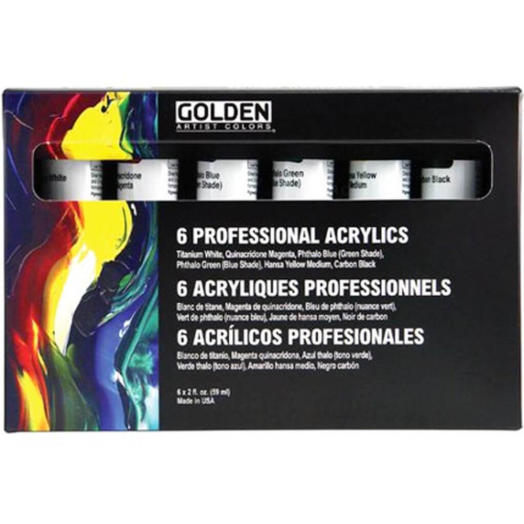 Golden Professional Heavy Body Set 6 x 2oz