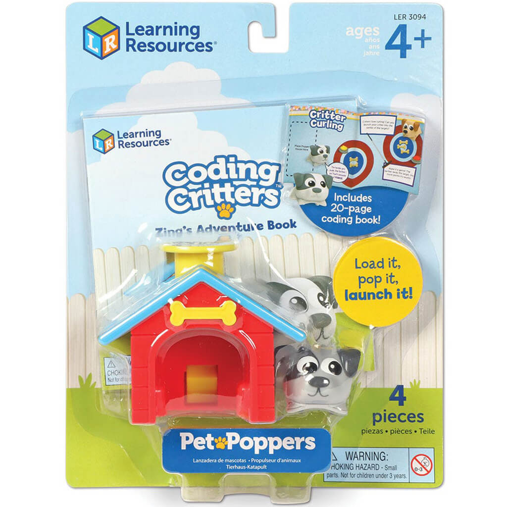 Coding Critters Pet Poppers Zing the Dog