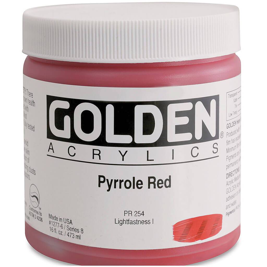 Golden Heavy Body Artist Acrylic  Paint 16oz