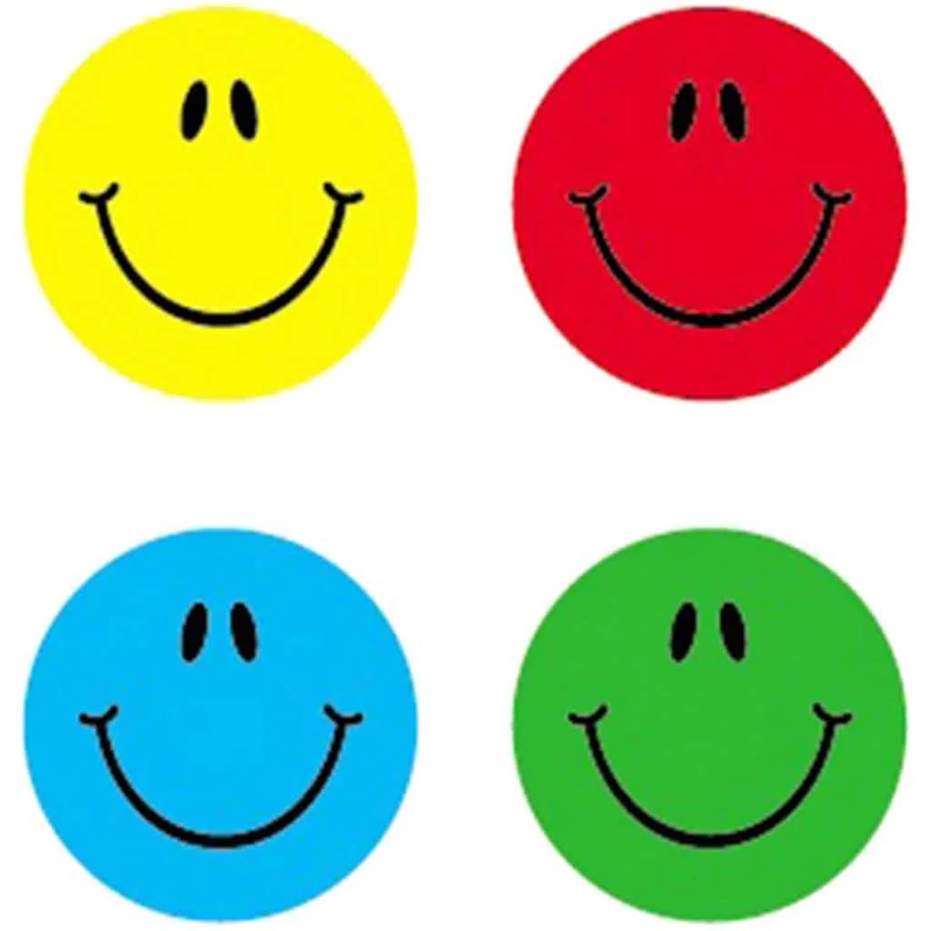 Smiles Multicolor Chart Seals 