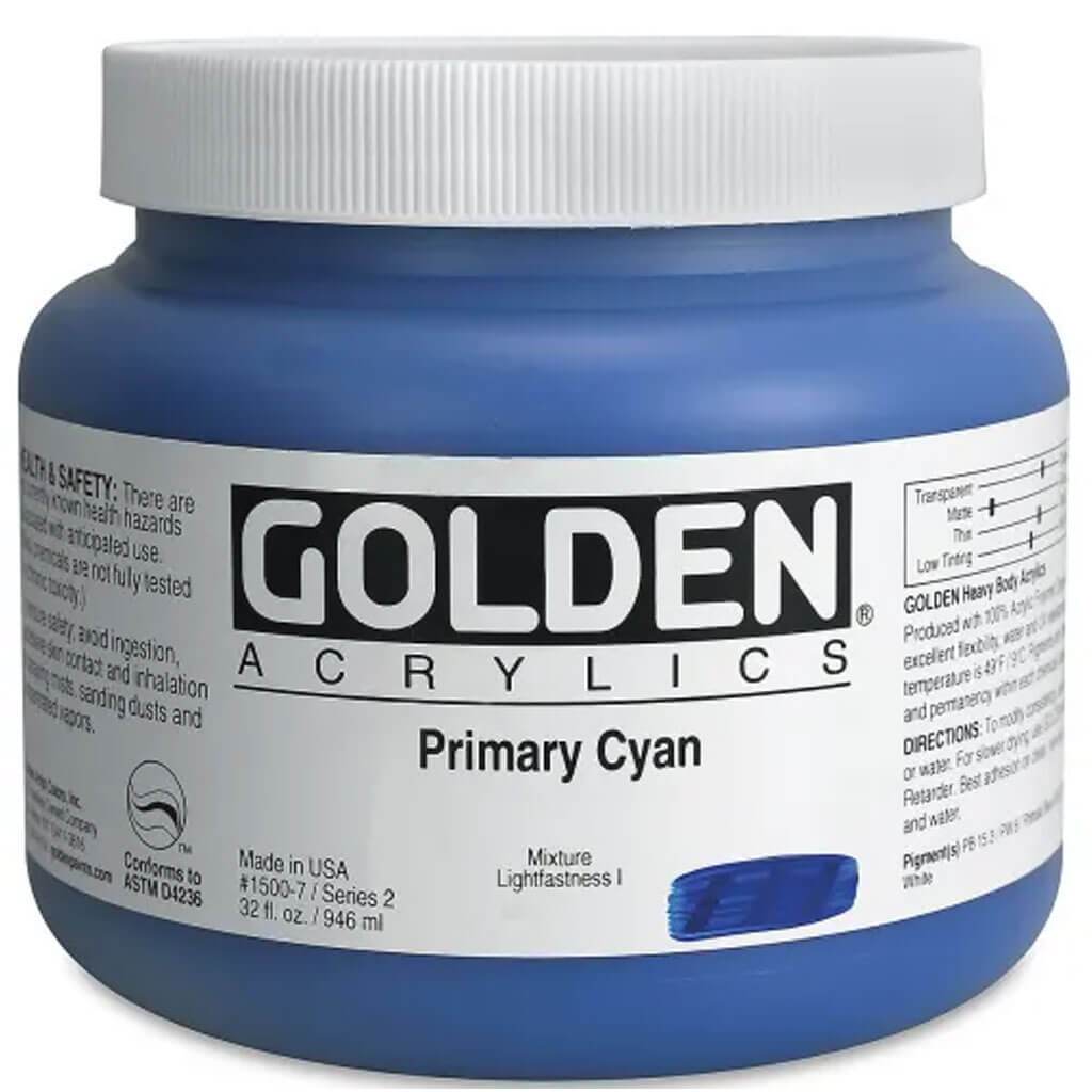 Golden Heavy Body Artist Acrylic Paint 32oz