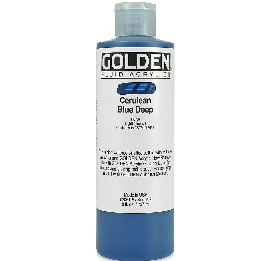 Golden Fluid Acrylic Paint 8oz