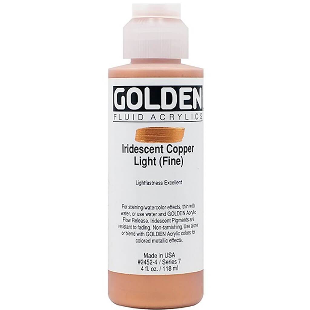 Golden Fluid Acrylic Iridescent Paint 4oz