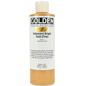 Golden Fluid Acrylic Iridescent Paint 8oz