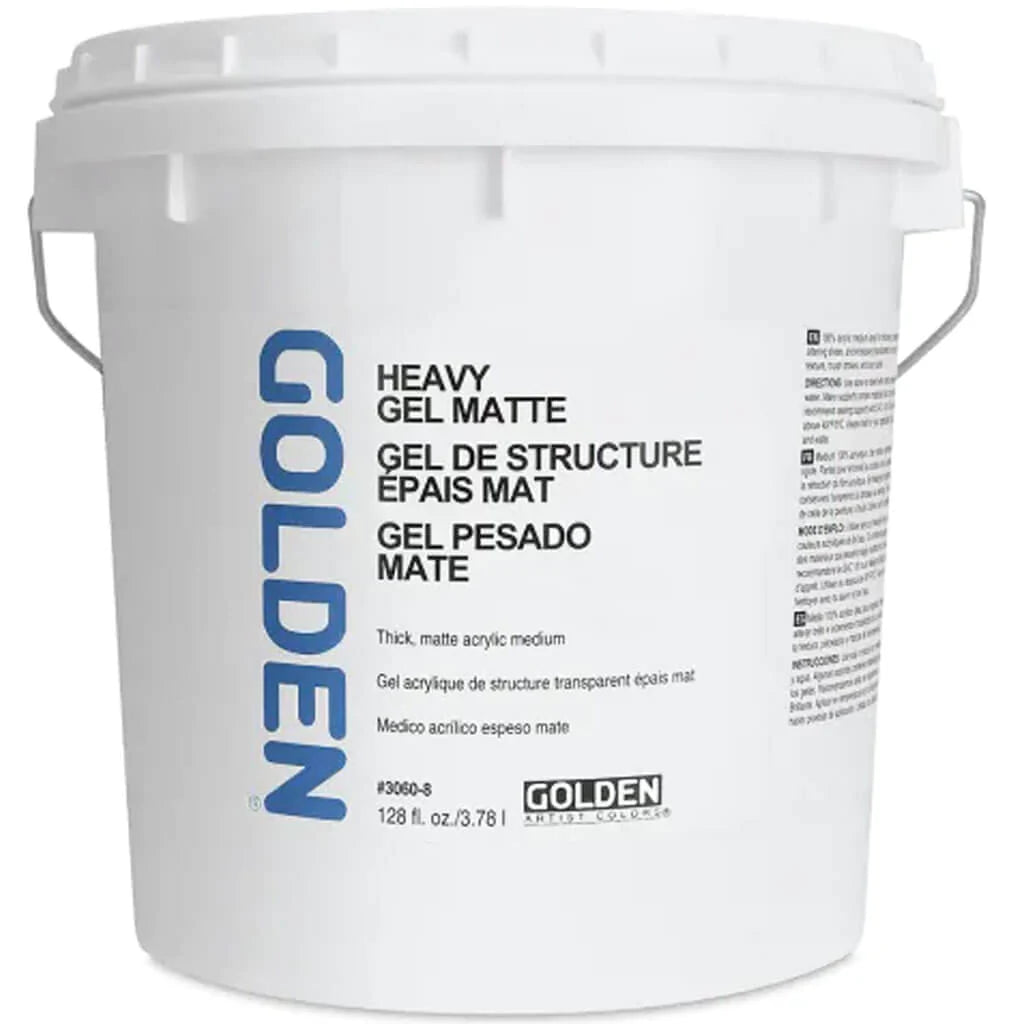 Golden Heavy Acrylic Gel Medium Matte 128oz