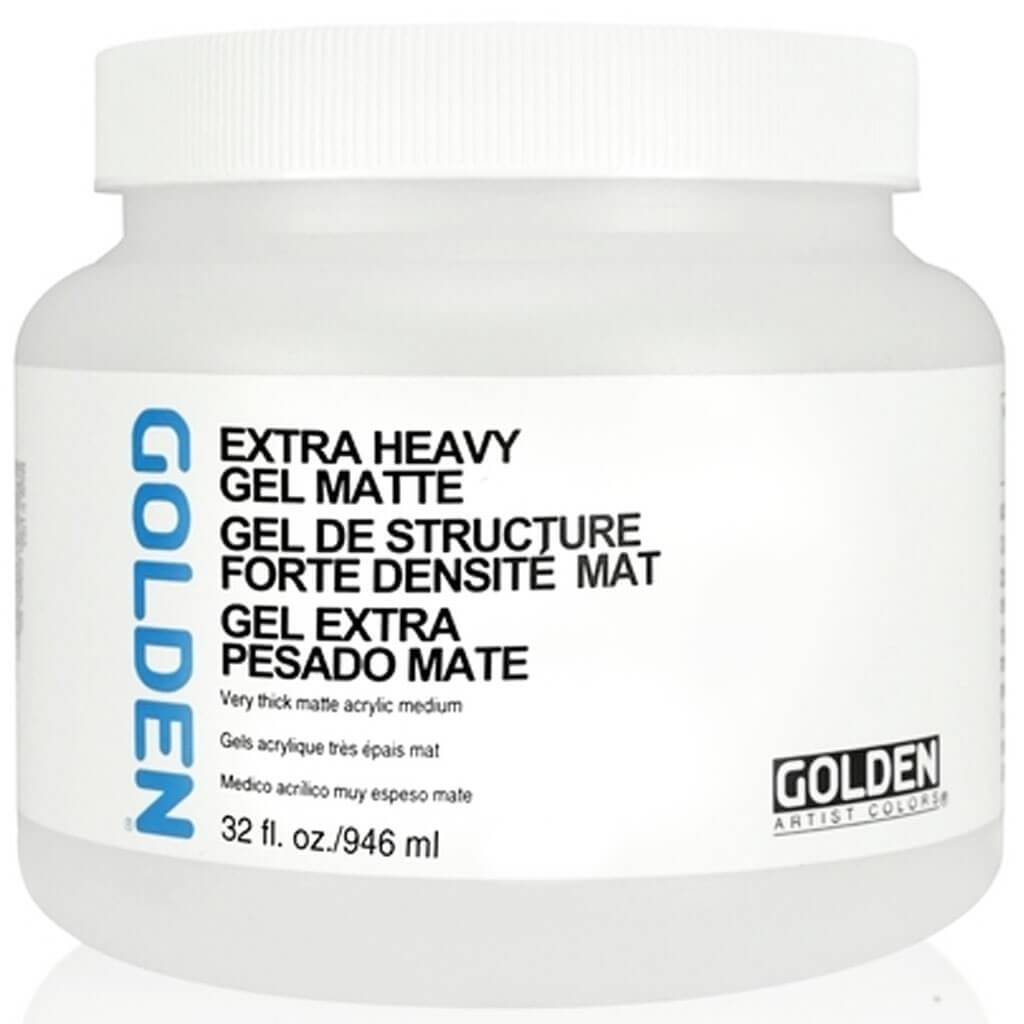 Golden Extra Heavy Acrylic Gel Medium Matte 32oz