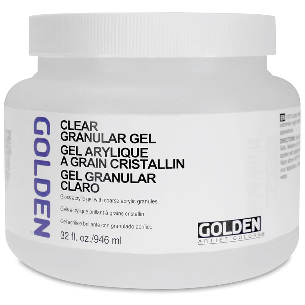 Golden Acrylic Gel Medium Clear Granular 32oz