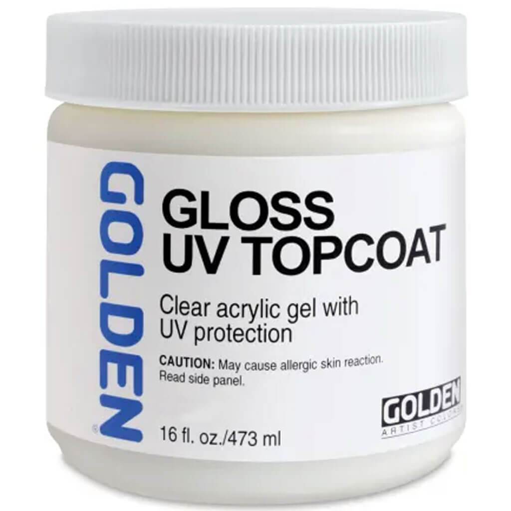 Golden Gel Topcoat with UVLS Gloss 16oz