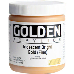 Golden Heavy Body Artist Acrylic Iridescent Paint 8oz